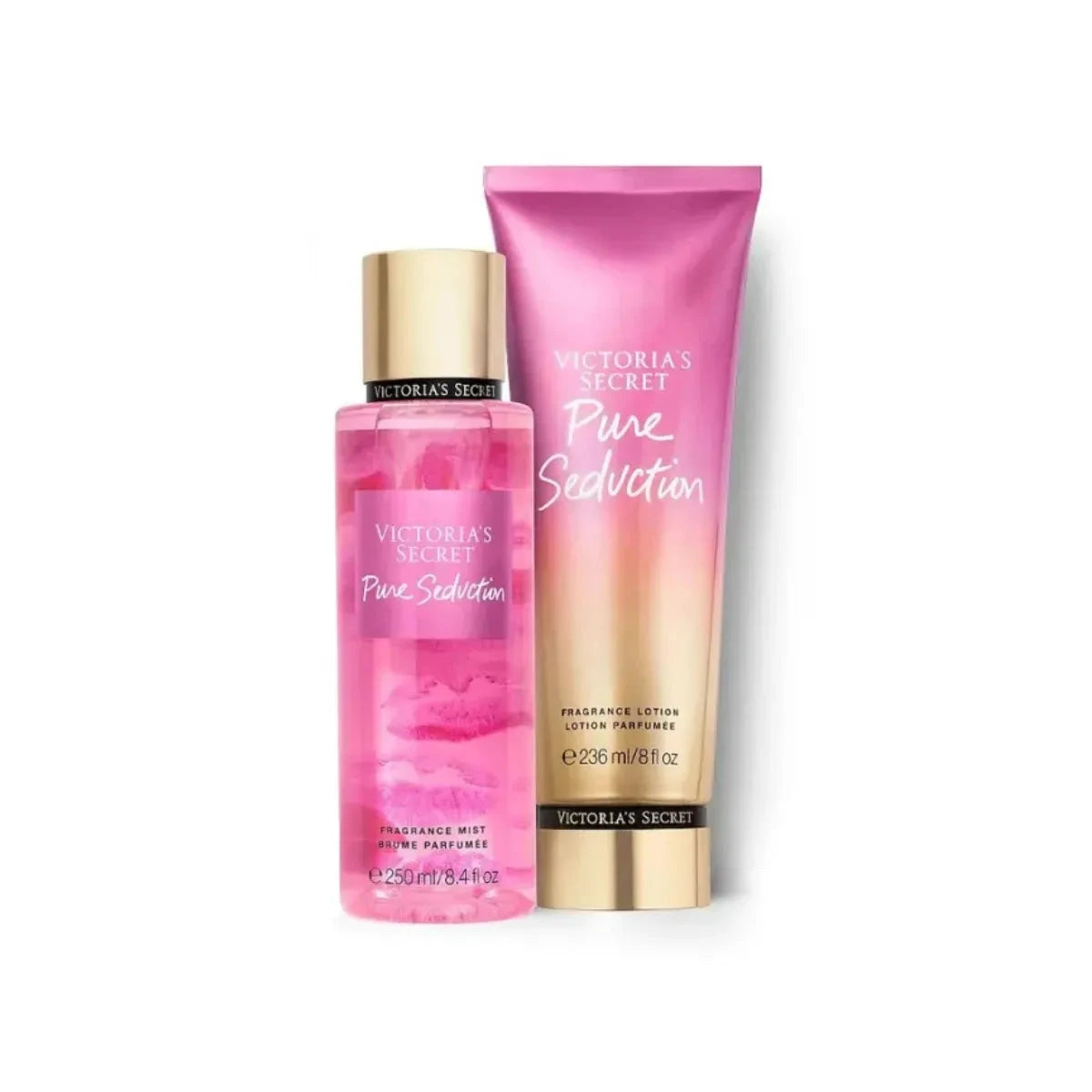 Victoria’s Secret Pure Seduction Duo – Mist 250ml + Lotion 236ml Perfume Set Mystique Aura 